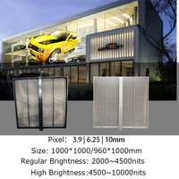 Pantalla LED P3.91-P7.82 para Exteriores, Video Wall 3D, Control Remoto Inalámbrico, Holográfica Transparente, 4500cd, IP65, para Centros Comerciales