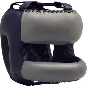 Customizable <b>Head</b> Guard for <b>Training</b> Factory OEM Fight Gear High Quality Customized Full Face Boxing Gear Leather <b>Head</b> Guard - Product Image 6