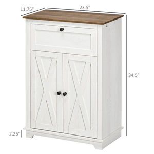 Mobile Bar/Credenza da Cucina in Rovere e Legno Eco-Sostenibile con Dettagli in Alluminio per Sala da Pranzo e Soggiorno - Product Image 2