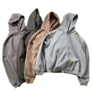 440GSM Heavyweight Printed Spandex Cotton Men's Hoodies Custom Streetwear Pullover <b>Bulk</b> Wholesale OEM ODM - Product Image 1