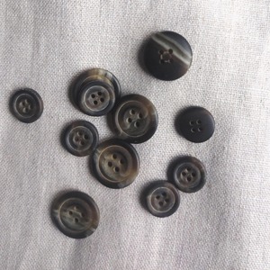 Boutons en corne de buffle naturelle, finis, vierges, pour accessoires vestimentaires, haute qualité, vente en gros - Product Image 4
