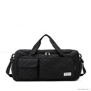 Bolsa de Gimnasio de Gran Capacidad para Mujer, Material Oxford, Cierre de Cremallera, Correa Ajustable, Reutilizable, Reciclable, Colgable, Lavable, Ligera - Product Image 2