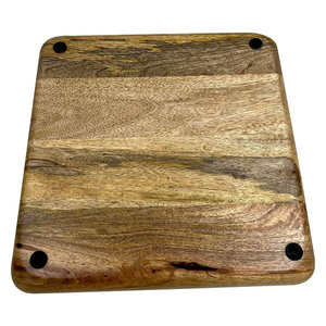 Plateau carré floral pour le petit déjeuner plateau de collation de boisson de nourriture plateau de fromage en bois Vintage cuisine Collection vaisselle assiette décorative - Product Image 4