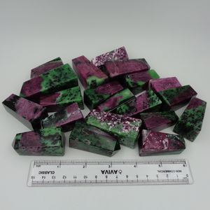 Obelisco de Cristal de Zoisita Rubí de Primera Calidad, Torre de Cristal Hecha a Mano, Feng Shui, Piedra Natural Curativa, Decoración Energética para Meditación Reiki - Product Image 2