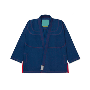 Kimono Tradicional a Rayas de Manga Larga Unisex en Mezcla de Algodón para Todas las Temporadas - Product Image 5