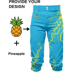 Pantalon de baseball et de softball unisexe personnalisable, ajoutez votre texte et votre logo, motif personnalisé - Product Image 3
