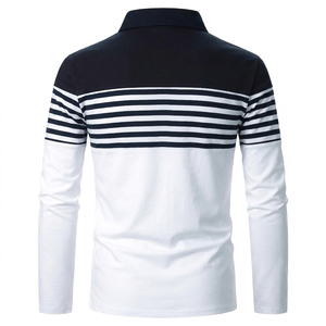 Camiseta de Manga Larga Personalizada para Hombre, Antiarrugas, Corte Ajustado, Transpirable, Informal, 100% Algodón - Product Image 2