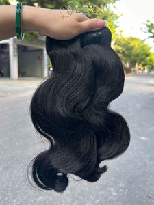Venta al por mayor de fábrica Lexhair: Cabello virgen vietnamita 100% de doble trama súper premium de 100g, ondulado natural. - Product Image 3