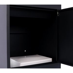 Buzón de Paquetería Extra Grande de Acero Galvanizado, Montado en Pared, con Cerradura, Antirrobo, para Entrega de Paquetes en Exteriores - Product Image 3