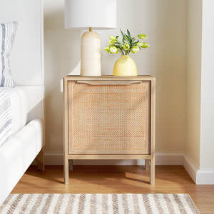 Cane <b>Nightstand</b> Elegant and Durable Furniture Accessory - Product Image 2