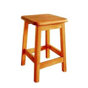 Commercial Wooden Bar <b>Stool</b> Backless Square High Chair Counter Height <b>Stool</b> for Restaurant Pub <b>Kitchen</b> <b>Island</b> - Product Image 4