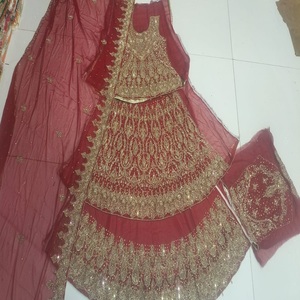 Robe de mariée pakistanaise Anarkali Net Lehenga femmes pour mariage et occasion spéciale vêtements indiens robes de mariée meilleure qualité - Product Image 1