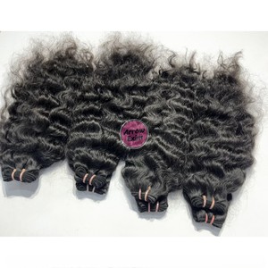 Extensiones de Cabello Remy Virgen Indio Rizado de la Mejor Calidad Arrow Exim, 100% Alineado con la Cutícula, Sin Enredos, Doble Trama, Estilo Natural, 100g - Product Image 3