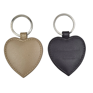 Porte-clés en cuir avec logo gravé, porte-clés en cuir personnalisé, porte-clés en cuir noir sur mesure - Product Image 2