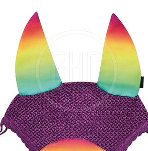 Durable Smooth Fabric Style For Horse Session Use Neat Fit Horse Ear <b>Bonnet</b> Stylish Look Horse Ear <b>Bonnet</b> - Product Image 5