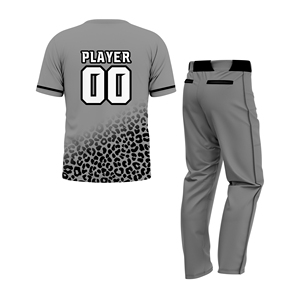 Uniforme de Softbol Personalizado Unisex, Conjunto de Pantalones y Camiseta Sublimados, Secado Rápido, Transpirable, Tela 100% Poliéster, Deportes de Equipo Profesionales - Product Image 2