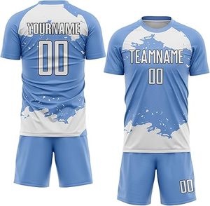Uniforme de Fútbol Personalizado con Logotipo, Nombre del Equipo y Número, 100% Poliéster, Ligero, Diseño Único, Uniforme de Fútbol de la Mejor Calidad para Hombre - Product Image 1