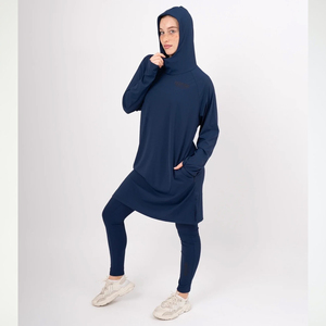 Conjunto Deportivo Modesto para Mujer, Sudadera con Capucha y Leggings, Ropa Deportiva Islámica, Ropa Deportiva Musulmana, Conjunto para Gimnasio - Product Image 1