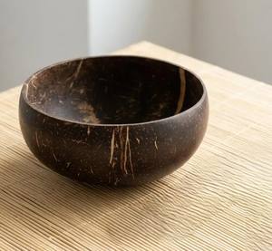 Tazón de Cáscara de Coco de Primera Calidad, Ecológico, Hecho a Mano, Tazón Natural para Servir, Artículo Esencial Sostenible para la Cocina y el Comedor - Product Image 2