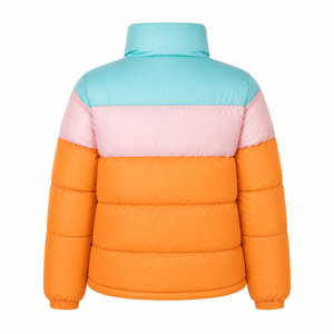 Abrigo largo acolchado para mujer con capucha, chaqueta de invierno gruesa y cálida, con cremallera completa, para clima frío, ropa exterior informal, venta al por mayor - Product Image 6