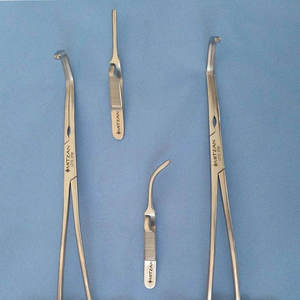 Ensemble de pinces chirurgicales courbées manuelles en acier inoxydable de haute qualité - Pinces médicales professionnelles pour salles d'opération de chirurgie générale - Product Image 6