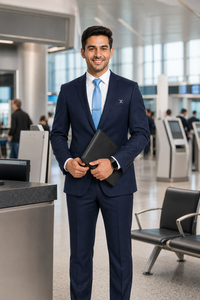 Uniformes d'aviation personnalisés à manches longues pour pilotes et personnel de cabine |   Uniformes d'aviation OEM ODM |   Uniforme d'agent de service passagers pour hommes - Product Image 6