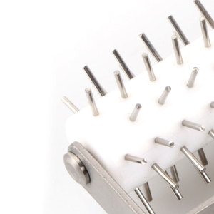 Perforateur à pâte en acier inoxydable de qualité alimentaire, réutilisable, robuste, rouleau à picots 13cm 390g pour pâte à pizza, boulangerie et pâtisserie - Product Image 4