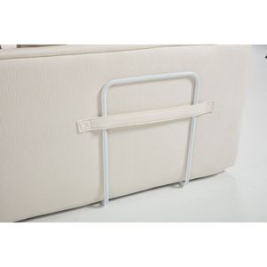 Divano moderno e minimalista, divano componibile componibile bianco e modulare, con sedili profondi, Chaise rivolta verso destra per soggiorno - Product Image 2