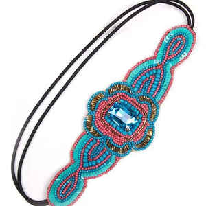 Serre-tête brodé de perles, accessoires de cheveux perlés, bandeau rembourré, artisanat indien, cadeau pour elle - Etsy - Product Image 4