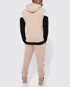 Chándal de alta calidad para correr, chándal con cremallera transpirable de algodón y poliéster, chándal con logotipo personalizado para hombre - Product Image 1