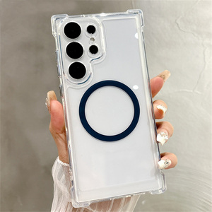 <span class=keywords><strong>Funda</strong></span> magnética de TPU transparente <span class=keywords><strong>original</strong></span> <span class=keywords><strong>para</strong></span> <span class=keywords><strong>Samsung</strong></span> S25 S24 S23 S22 Plus <span class=keywords><strong>funda</strong></span> protectora de carga inalámbrica <span class=keywords><strong>ultra</strong></span> a prueba de golpes - Product Image 1