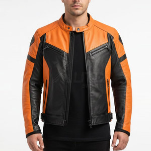 Chaqueta de Motocicleta de Cuero Genuino Premium para Hombre, Impermeable, Resistente al Viento, Transpirable, Cómoda, Segura, XLITE - Product Image 3