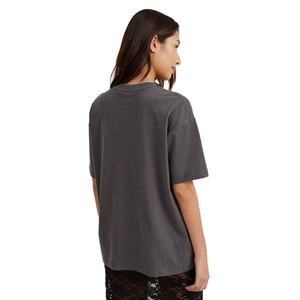 เสื้อยืดผู้หญิงคุณภาพสูง ขายดีประจำฤดูร้อน ทรงปกติ คอกลม แขนสั้น ผ้าฝ้าย/ใยไผ่ น้ำหนักเบา สวมใส่สบาย - Product Image 3