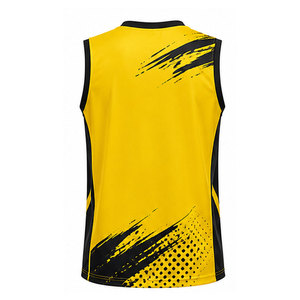 Maillot de volley sans manches personnalisé pour équipe sportive avec tissu respirant, toucher doux et mouvements flexibles - Product Image 4