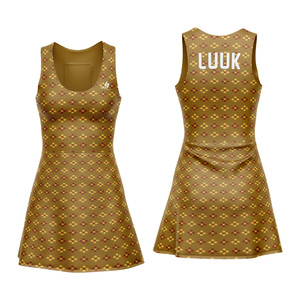 Uniforme de Falda sin Mangas de Alta Calidad para Tenis y Golf para Mujer, Ropa Deportiva Personalizada Sublimada para Equipos - Product Image 6