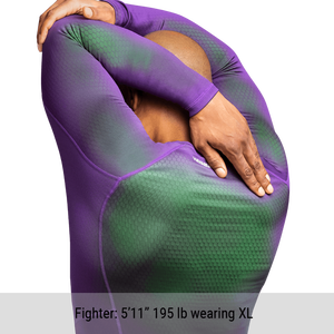 เสื้อแรชการ์ดผู้ชายสำหรับผู้ใหญ่ แบบสั่งทำพิเศษ ลาย X Martial ดีไซน์พิมพ์ดิจิทัล ผลิตจากผ้าสแปนเด็กซ์/โพลีเอสเตอร์ ป้องกันแบคทีเรีย แห้งเร็ว - Product Image 6