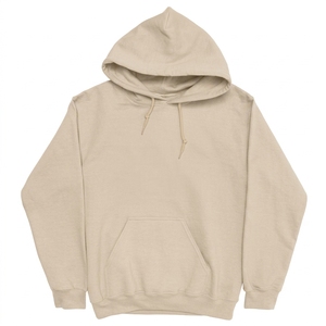 Puff Logo 350gsm Lined Long Spring <b>Hoodie</b> Regular Fit Windproof Custom Eco Friendly Recycled Fleece Unisex Men - Product Image 2