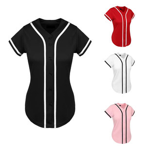 Camisetas de Béisbol Personalizadas, Uniformes de Equipo con Botones, Auténticas, para Hombres Adultos, Sublimadas, Cosidas, 100% Poliéster, Conjuntos al por Mayor - Product Image 1