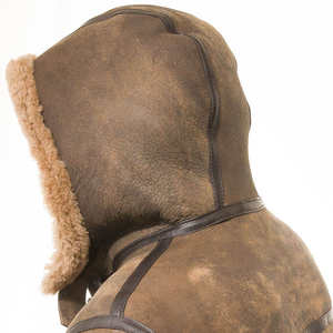 Veste en cuir vintage pour homme, 100% originale, qualité supérieure, sur mesure, imperméable, coupe-vent, style streetwear pour l'hiver - Product Image 4