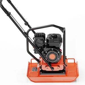 Compattatore a piastra a benzina da 7.0 HP, forza di vibrazione compattante di 4451.22 Lbf, area di compattazione di 432 pollici quadrati Piastra vibrante da 5400 RPM per la compattazione del terreno - Product Image 1