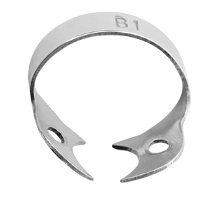 ที่หนีบยางกันน้ำลายแบบ B1 สแตนเลสสตีล สำหรับยึดฟันกราม ใช้งานง่าย จับกระชับ ออกแบบตามหลักสรีรศาสตร์ ฆ่าเชื้อได้ ใช้ซ้ำได้ อุปกรณ์ทันตกรรม - Product Image 1