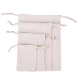 ถุงผ้ามัสลินฝ้ายออร์แกนิก100% แบบใช้ซ้ำได้ถุงช้อปปิ้งผ้าคอตตอนพับได้ลายตัวอักษรซักได้ - Product Image 2