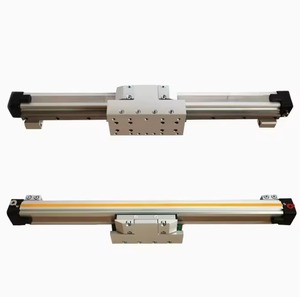 กระบอกลมแบบไม่มีก้าน OSP-P25-STL ระยะชัก 300-500 มม. พร้อมรางนำลูกปืนแบบหมุนเวียน - Product Image 3