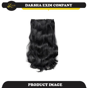 Cabello natural humano ondulado recto y sedoso de fábrica India para patillas blanqueadas - Product Image 6