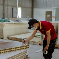 Dewoo High Quality Composite <b>Door</b> for Modern Hotels and Bedrooms Waterproof Film PVC Variety of Styles From Vietnam - Product Image 5