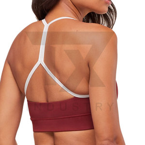 Hot Selling Breathable Seamless Sports Bra <b>Top</b> Fitness Solid Plus Size Sports Bra - Product Image 5