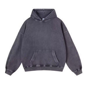 Men's Heavyweight 500GSM 100% Cotton Drop Shoulder <b>Hoodie</b>-Blank Streetwear Custom S-<b>5XL</b> Pocket - Product Image 1