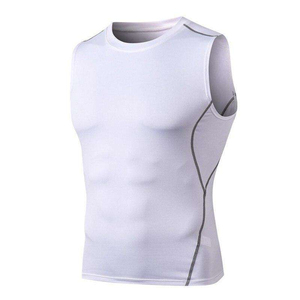 <b>Mens</b> Muscle Tank Top Quick Dry Sleeveless Gym <b>Vest</b> Custom Logo Sportswear ODM Supplier Wholesale Breathable Spandex/Polyester - Product Image 6