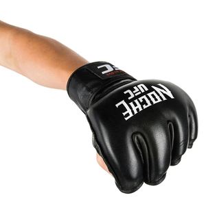 Factory Wholesale <b>Cheap</b> Price Custom Printed UFC MMA Gloves for Grappling PU Material Adjustable Wrist Strap Hook Loop Closure - Product Image 5
