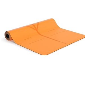 Tapete de Yoga Grueso de Color Sólido, Ecológico, Antideslizante y Sostenible, con Correa de Transporte, Nuevo Modelo 2025, Fabricación Personalizada - Product Image 4